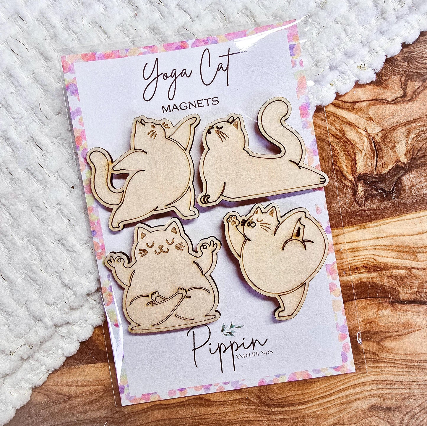 Cat magnets, cute yoga fridge magnet, cat enthusiast gifts, cat lover gift idea, cat lady present, cat dad, kitty magnets, birthday