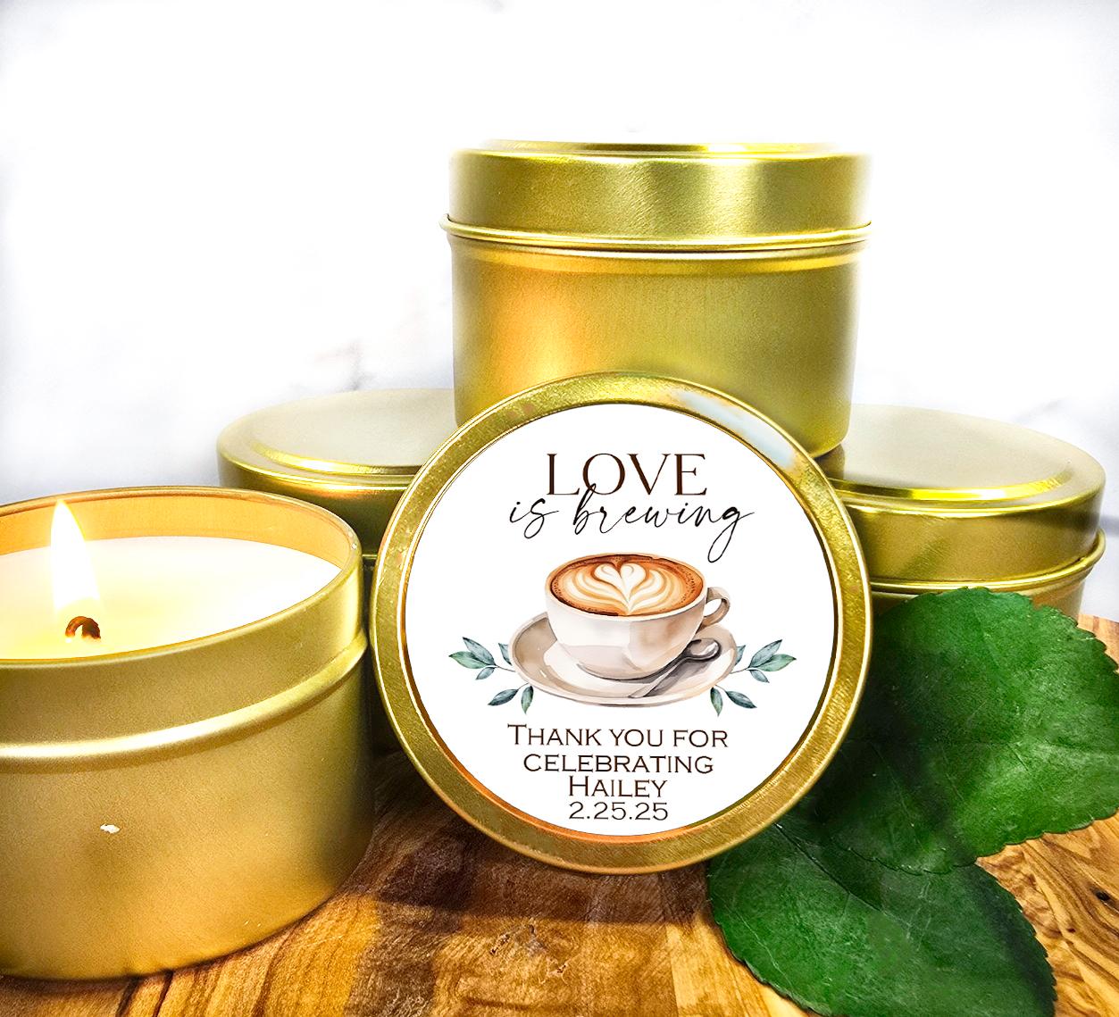 Love is brewing Candle