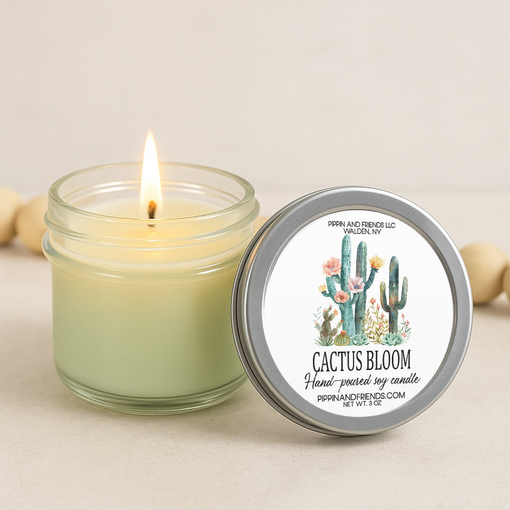 Cactus Bloom Soy Candle 3 oz.