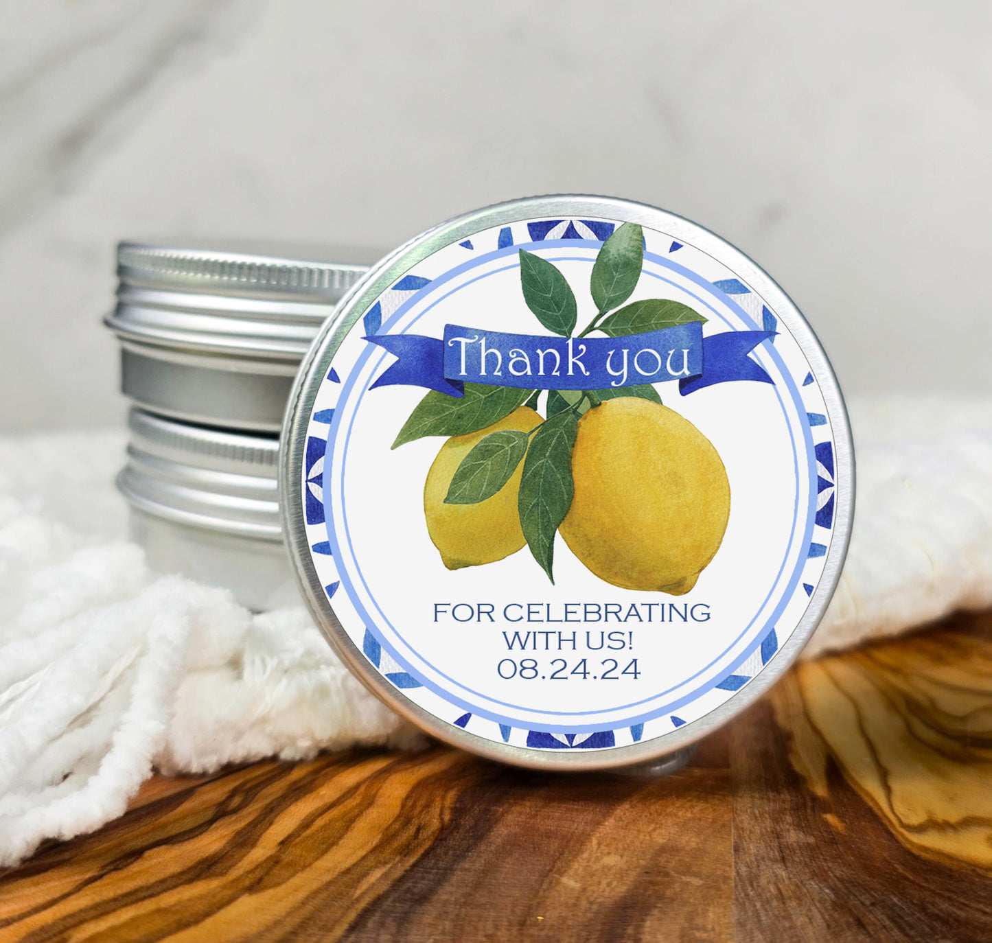 a jar of thank you for celebrating with us