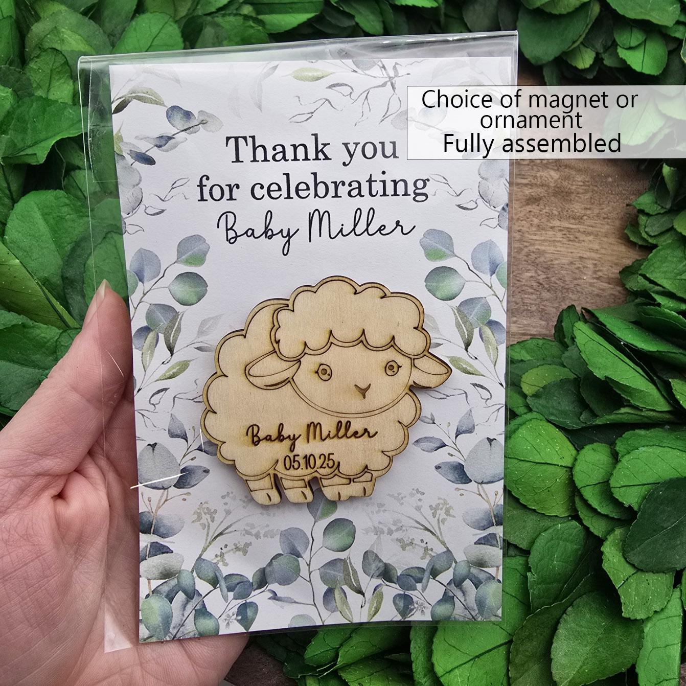 Little lamb baby shower favors - lamb Christening favors - lamb baptism favors - little lamb favors - sheep baby shower - shower little lamb