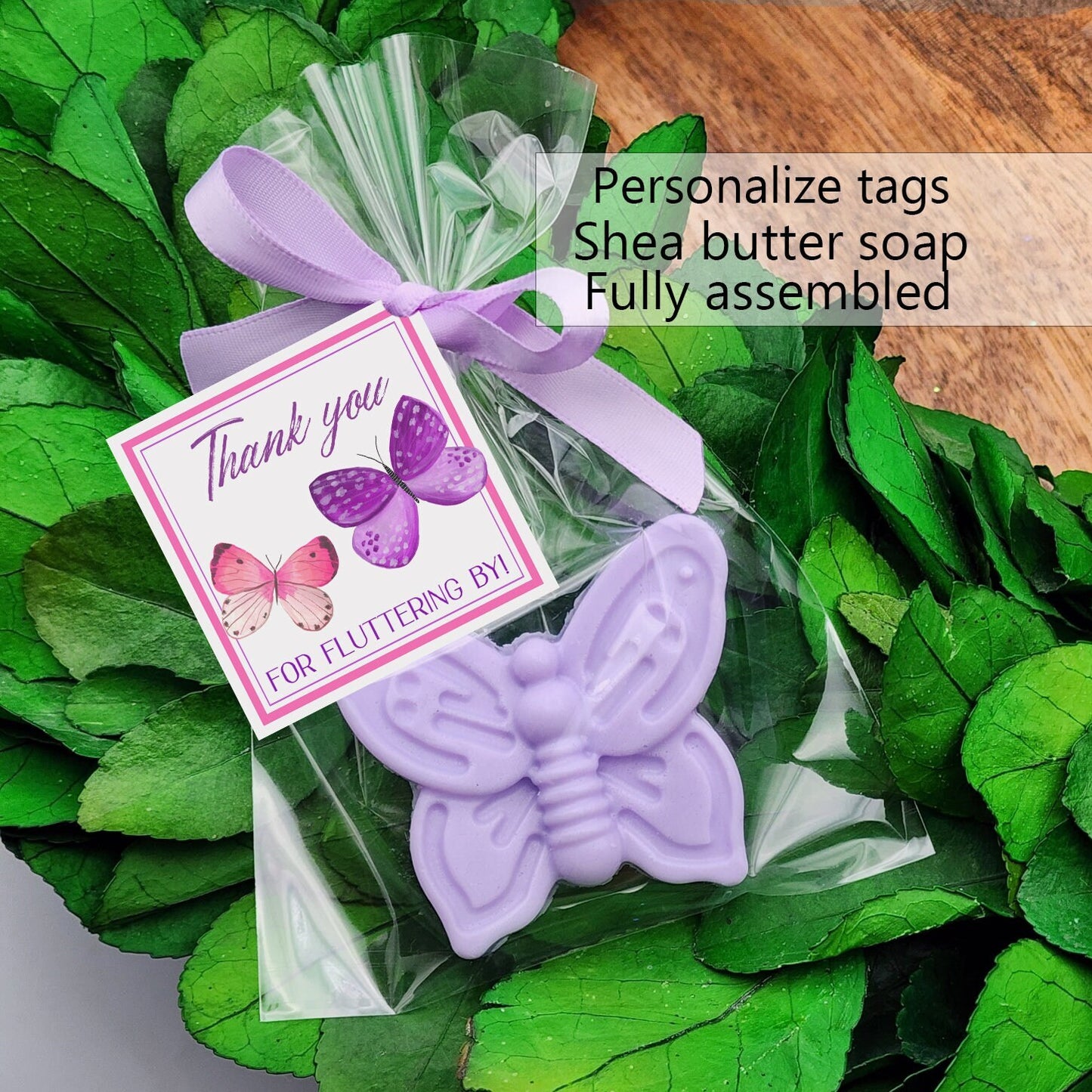 Purple Butterfly Soap
