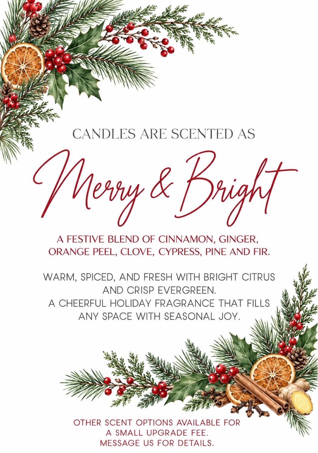 Christmas Baby Shower Favors, Personalized Candle Tins, Merry Little Baby Winter Party Gifts