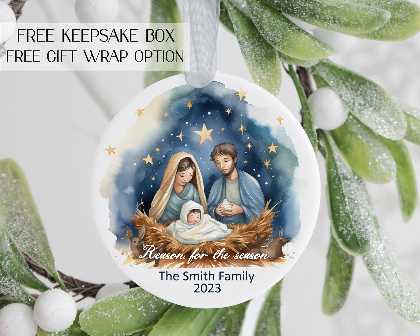 Christmas Nativity Ornament