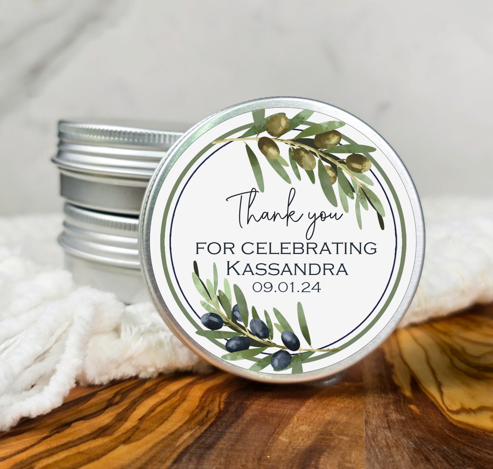 a jar of thank you for celebrating kassandra