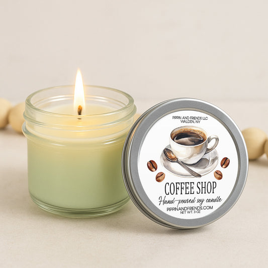 Coffee Shop Soy Candle 3 oz.