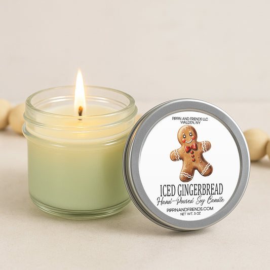 Iced Gingerbread Soy Candle 3 oz.