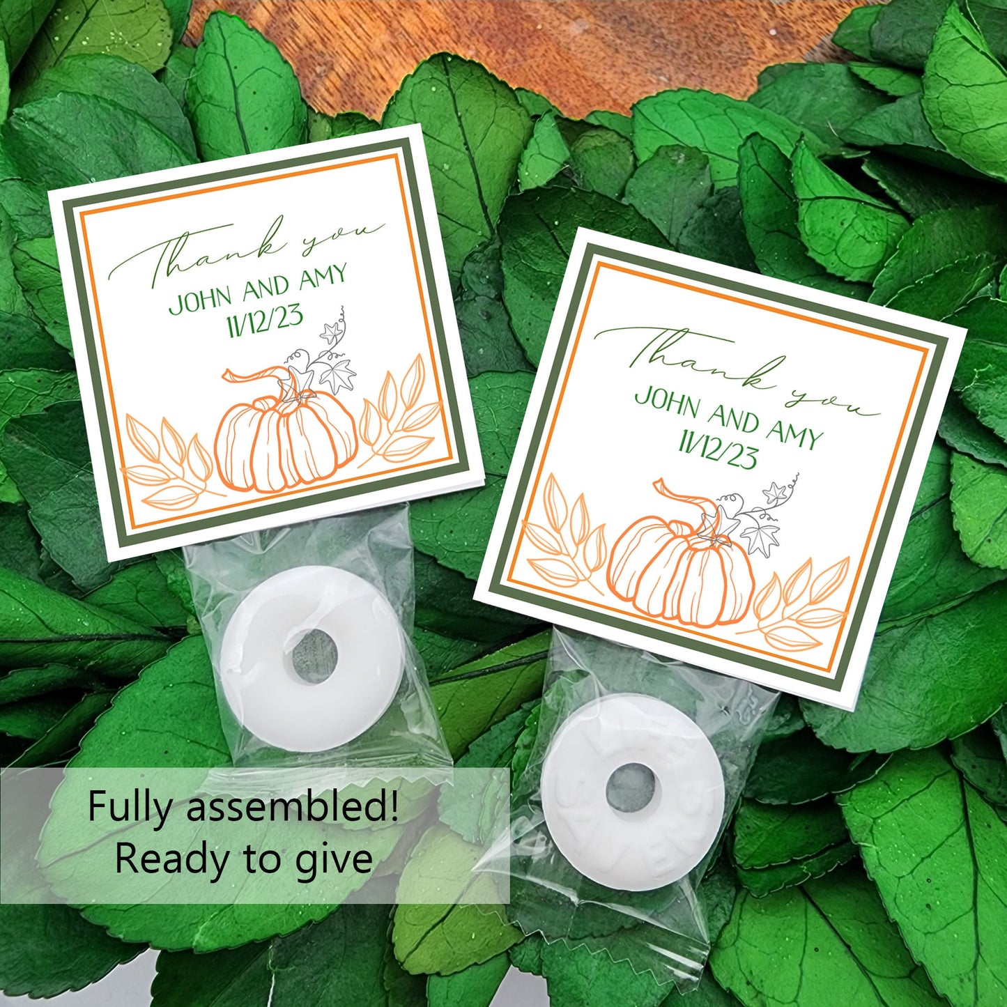 Fall engagement favors - fall birthday party - fall themed favors - fall party mints - pumpkin themed - autumn wedding - autumn favors