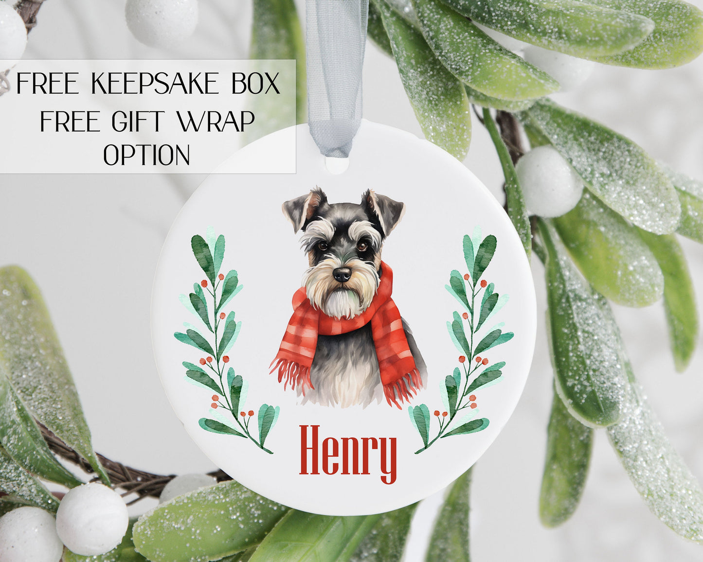 Schnauzer Ornament