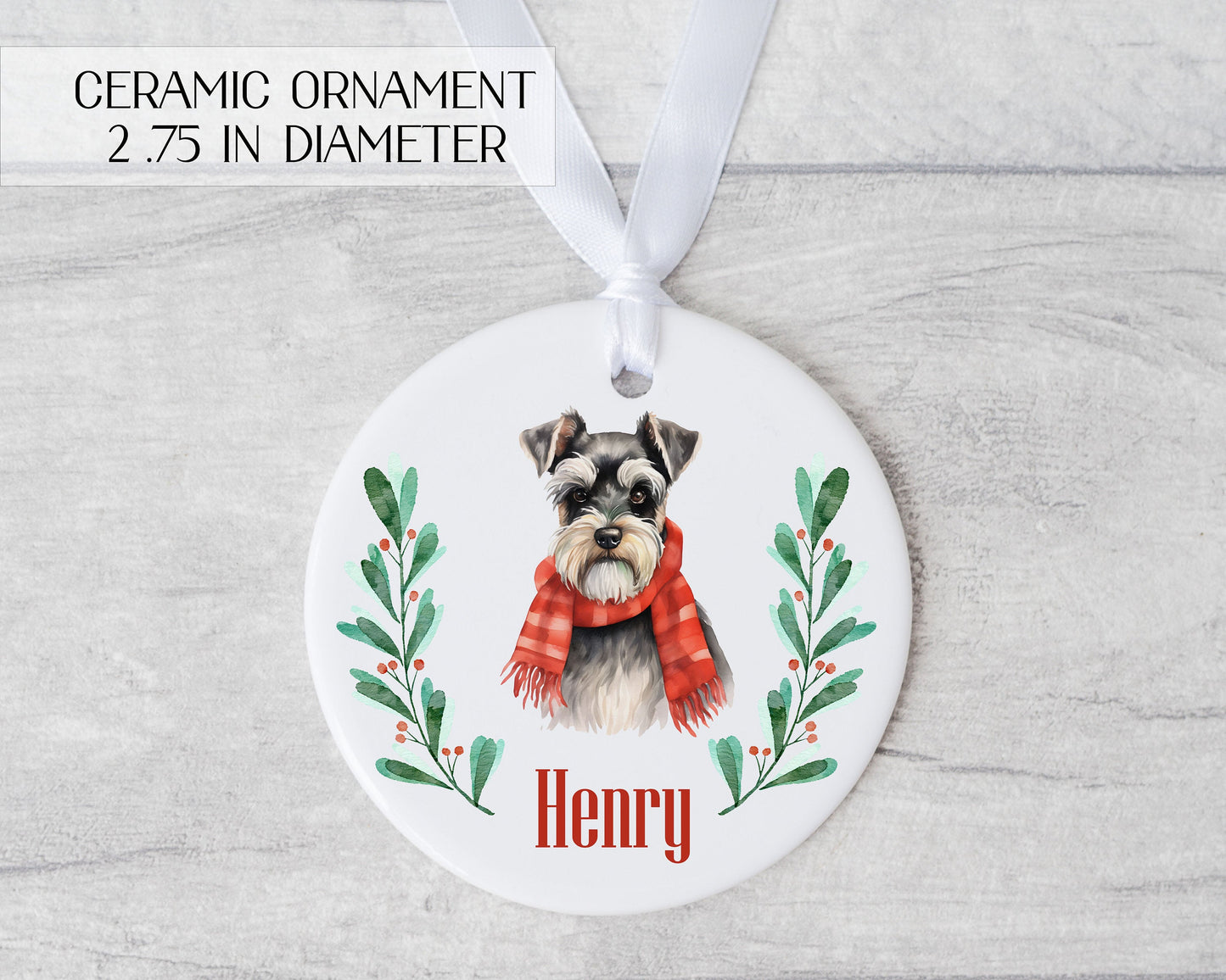 Schnauzer Ornament