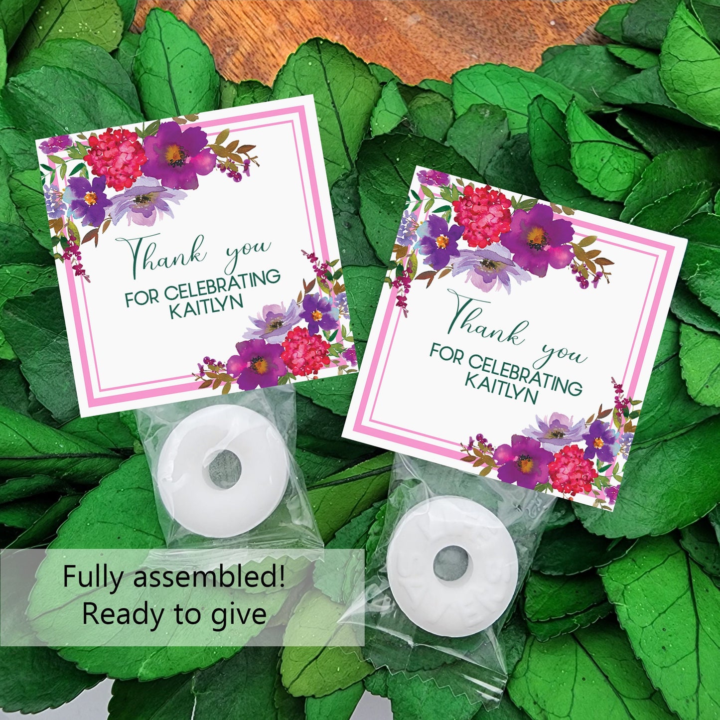 Baby in bloom mints - love in bloom mints - garden party mints - garden bridal shower - cheap favors - love in bloom wedding - candy bar