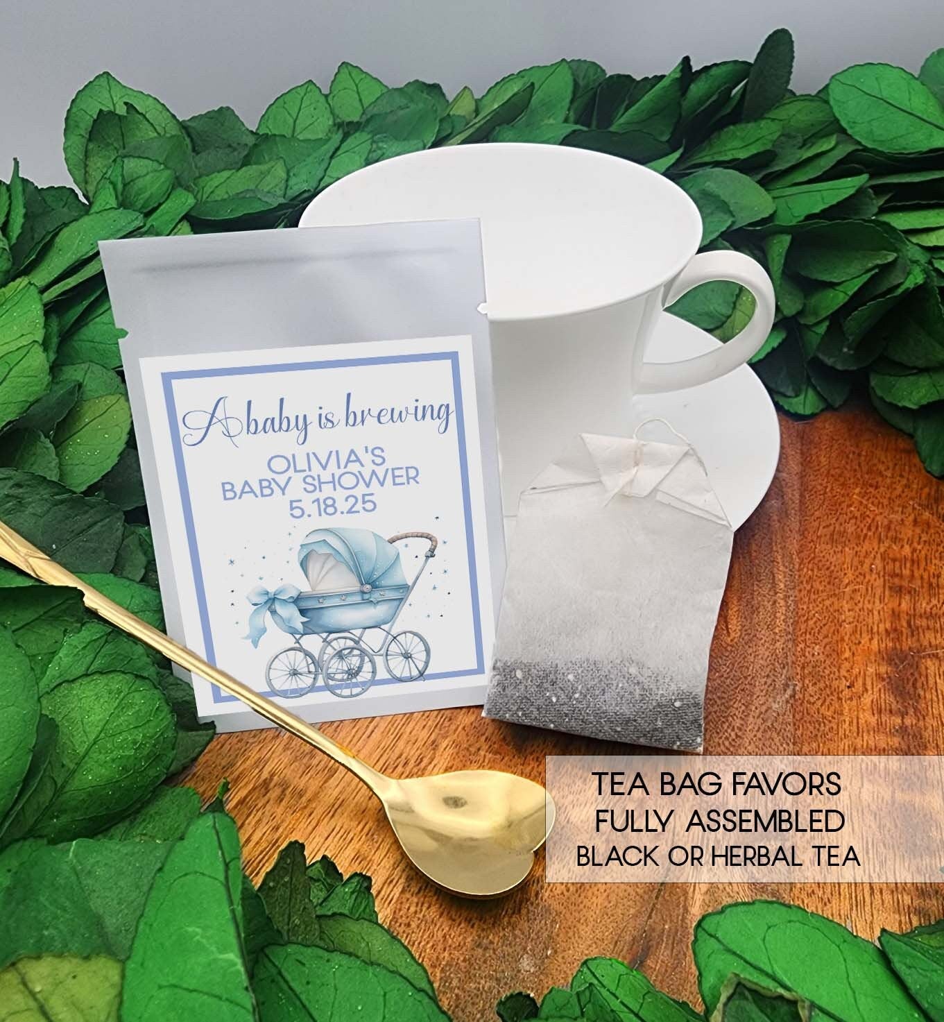 Baby Boy Tea Party Favors