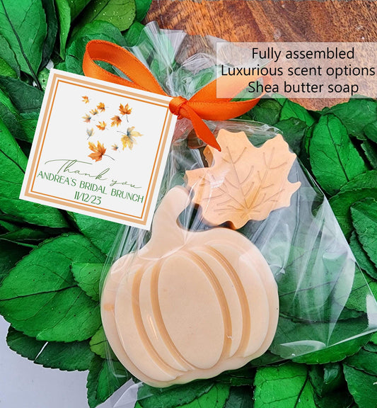 Fall Pumpkin and Leaf Soap