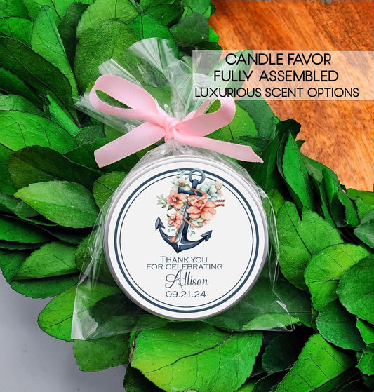 Nautical Anchor Candle