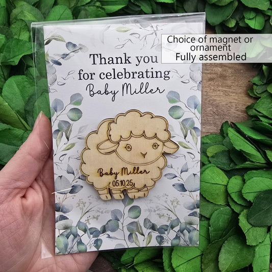 Little lamb baby shower favors - lamb Christening favors - lamb baptism favors - little lamb favors - sheep baby shower - shower little lamb