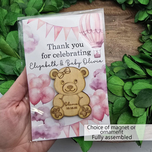 Pink Teddy Bear Magnet