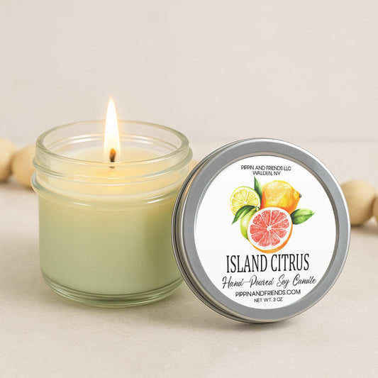 Island Citrus Soy Candle 3 oz.