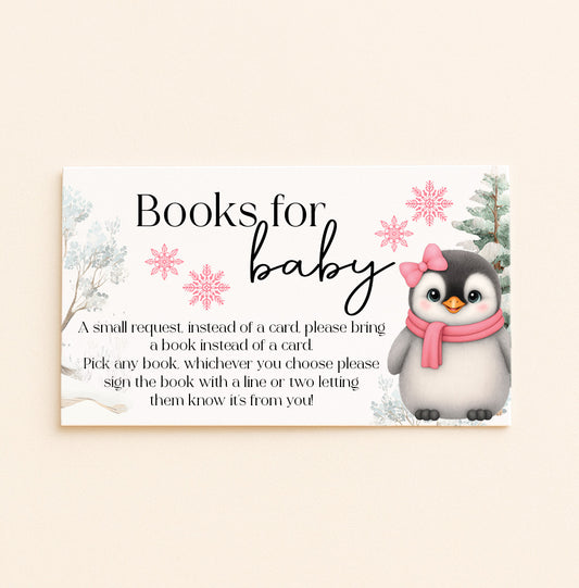 Winter Penguin Books for Baby Cards – Set of 12