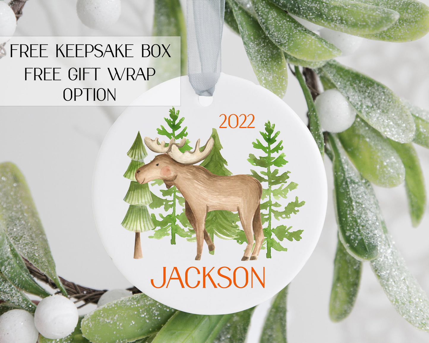 Moose Ornament