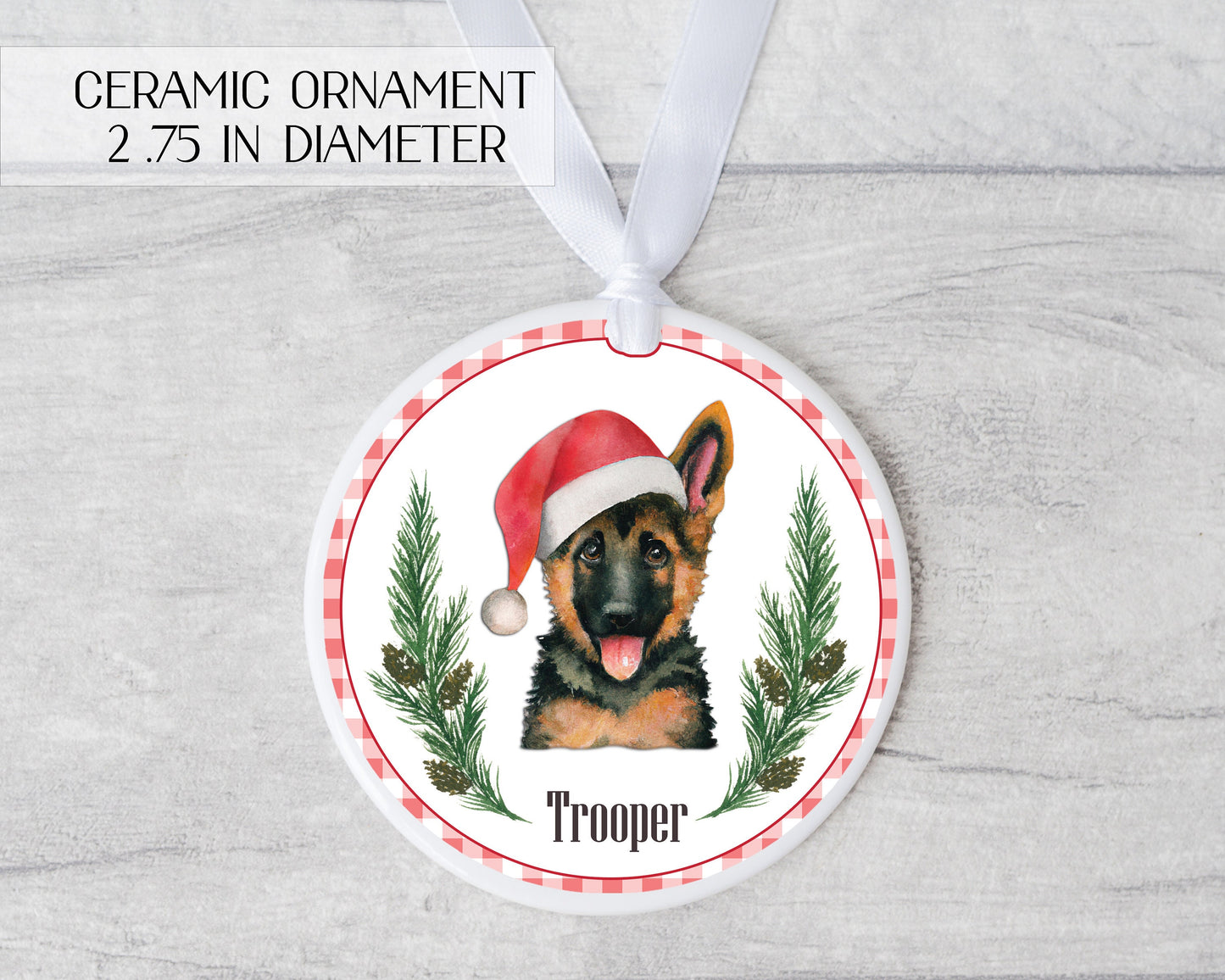 German Shepard Ornament