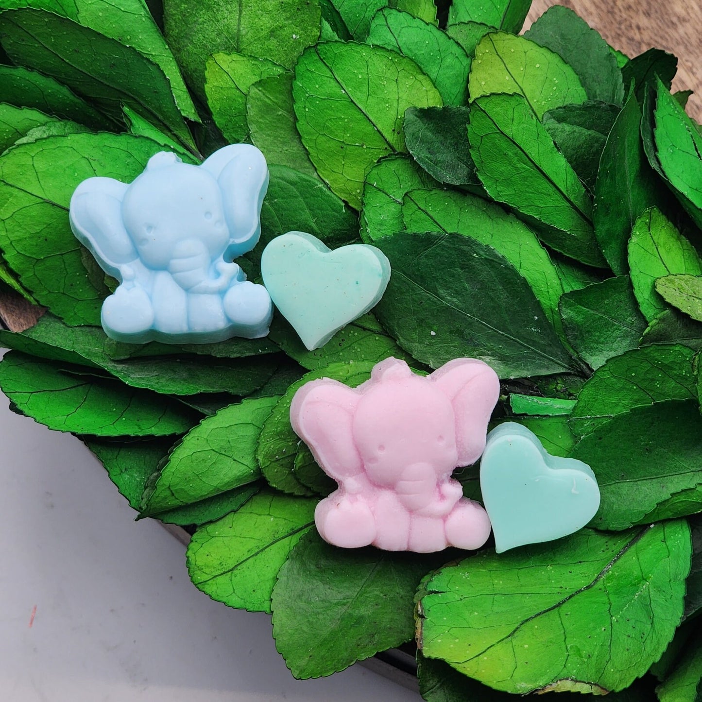 Baby elephant shower favors - Pink elephant favors - Little elephant shower favors - Blue elephant shower favors - peanut is on the way