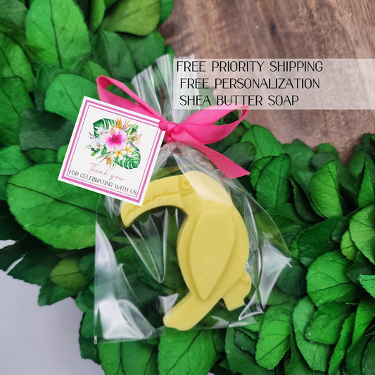 Tropical baby shower - Tropical bridal shower - Tropical bachelorette - Toucan party favors - Tropical birthday - beach bridal shower