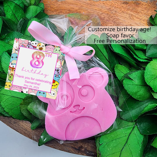 Animal party favors - stuffed animal party - 5th birthday - 4th birthday - 6th birthday - 7th birthday - 8th birthday - 9th birthday