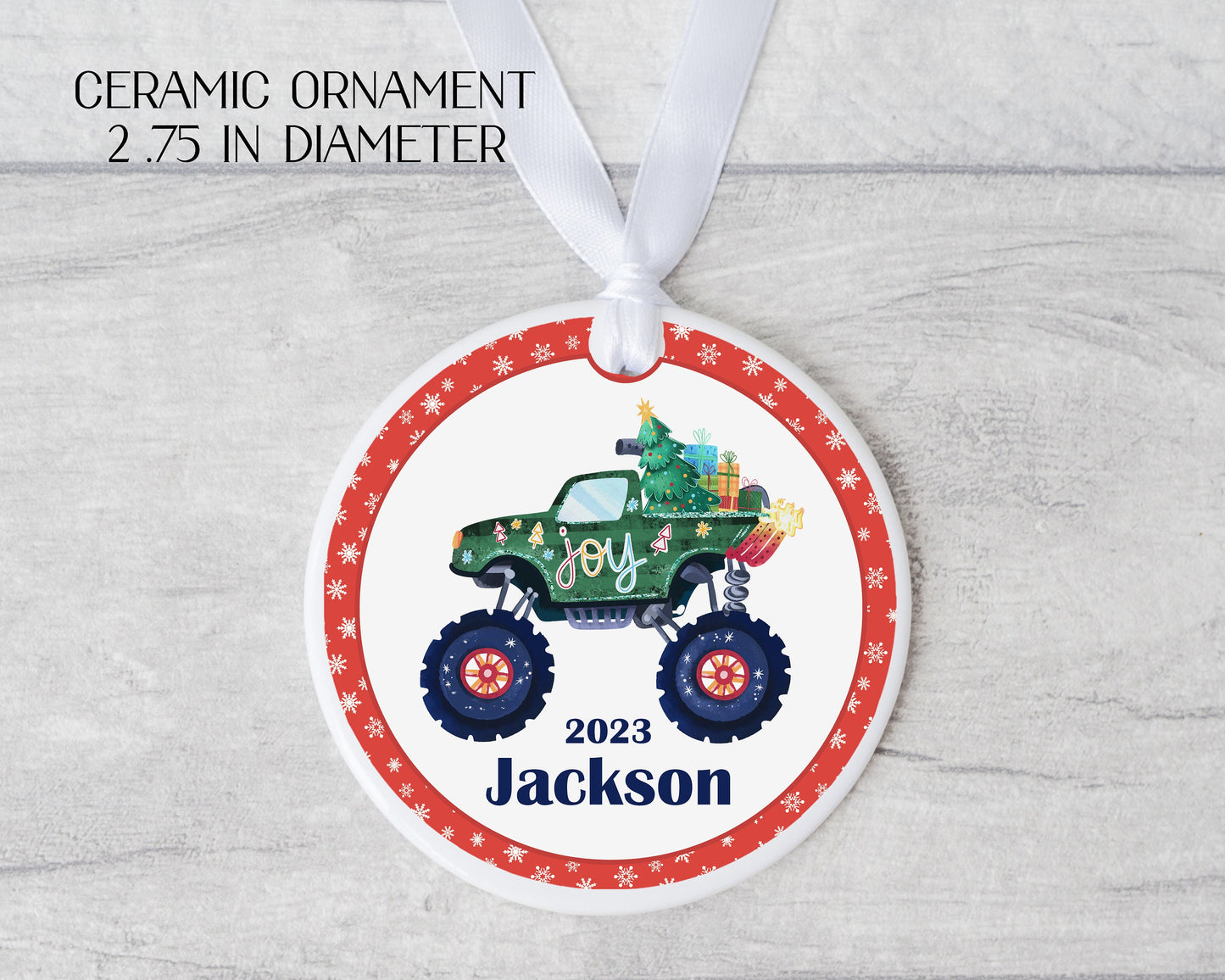 Monster Truck Ornament