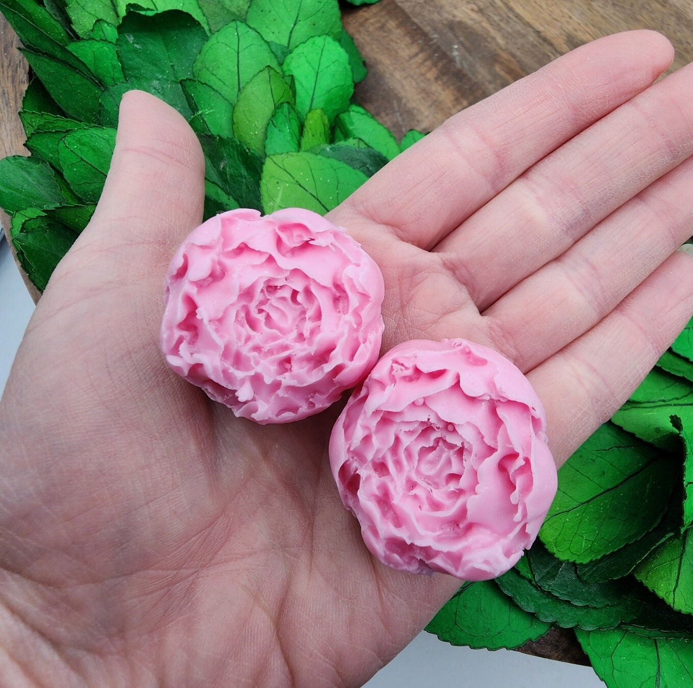 Bridal shower soap - peony soap - flower soap - soap favors - baby in bloom favors - wedding favor soap - pink peony - peonies soap