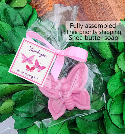 Butterfly party favors - butterfly favors - butterfly baby shower- butterfly birthday party favor - butterfly soap - butterfly quinceanera