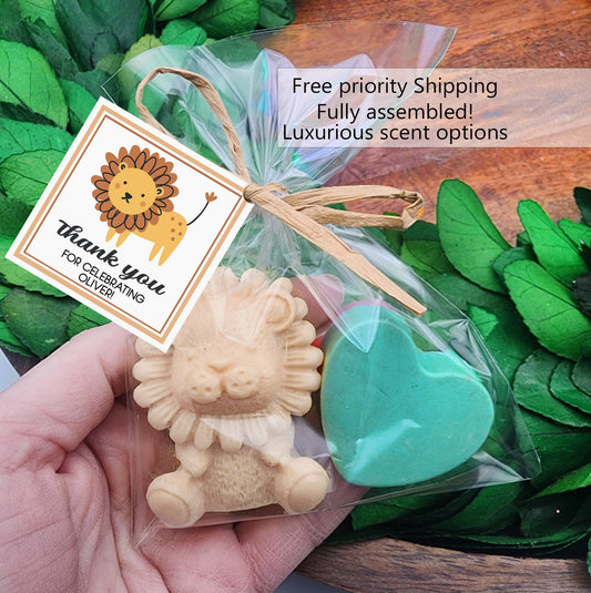 Wild one birthday favors - lion baby shower - lion first birthday - wild one first birthday - wild one 1st - lion soaps - baby shower lion